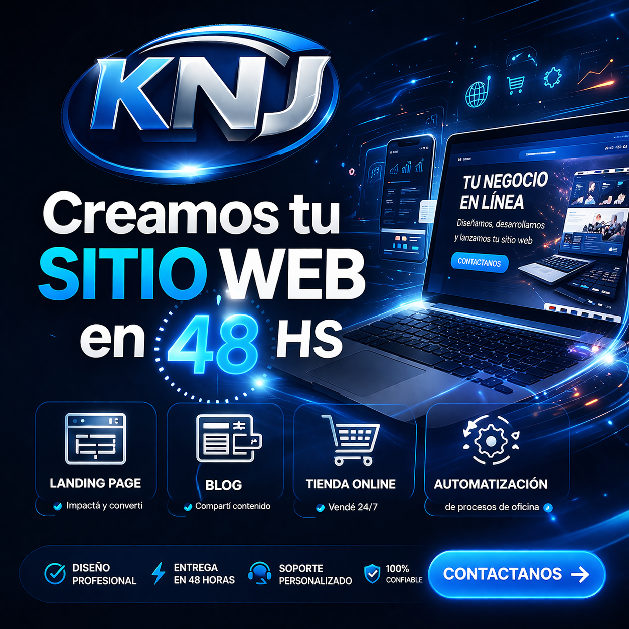 Sito Web (dominio Personalizado Propio x 3 años)